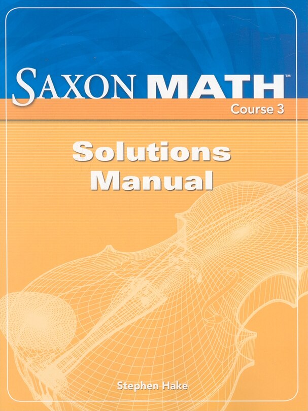 Couverture_Saxon Math, Course 3
