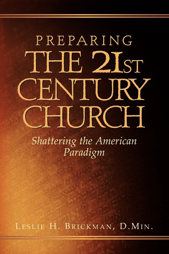 Front cover_Preparing the 21st Century Church