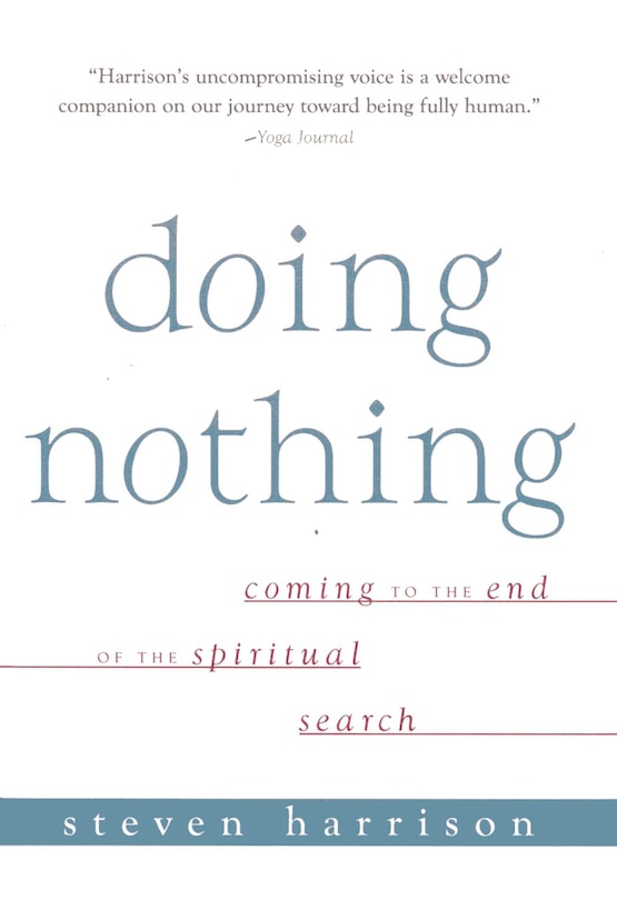 Front cover_Doing Nothing