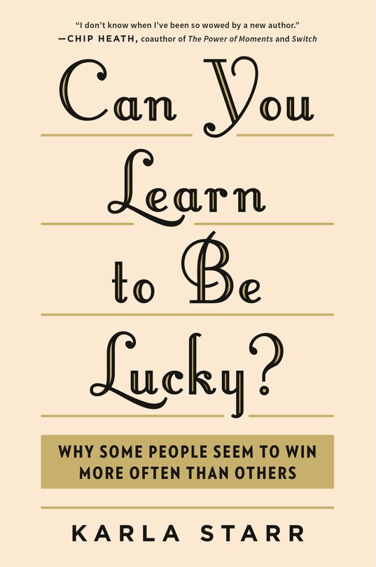 Couverture_Can You Learn To Be Lucky?