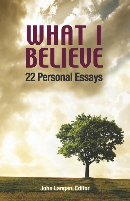 Front cover_What I Believe