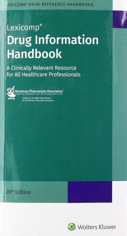 Front cover_Drug Information Handbook (standard/us Edition)