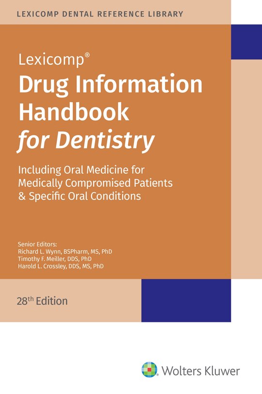 Front cover_Drug Information Handbook for Dentistry