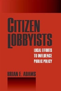 Couverture_Citizen Lobbyists