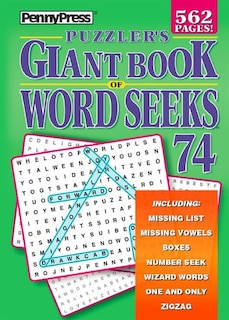 PUZZLERS GIANT BK OF WORD SEEKS 74