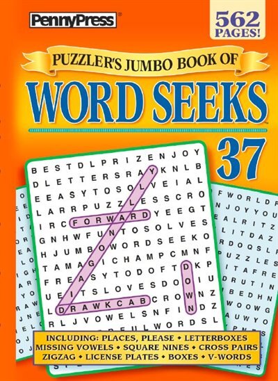 PUZZLERS JUMBO BK OF WORD SEEKS NUM37