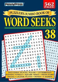 PUZZLERS JUMBO BK OF WORD SEEKS 38