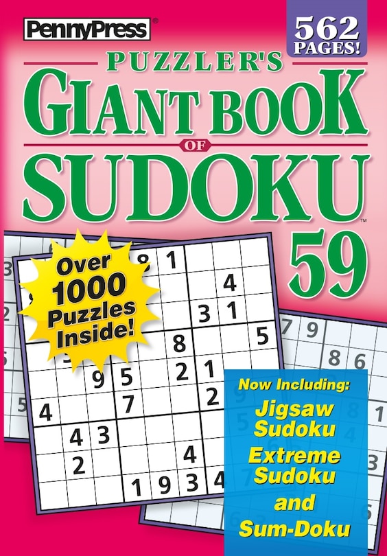 Couverture_PUZZLERS GIANT BK OF SUDOKU 59
