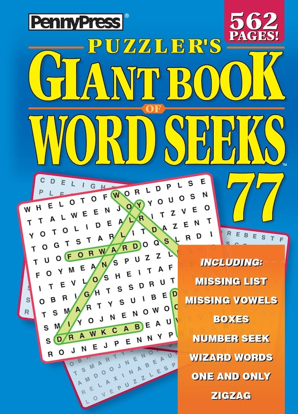 Couverture_PUZZLERS GIANT BK OF WORD SEEKS 77