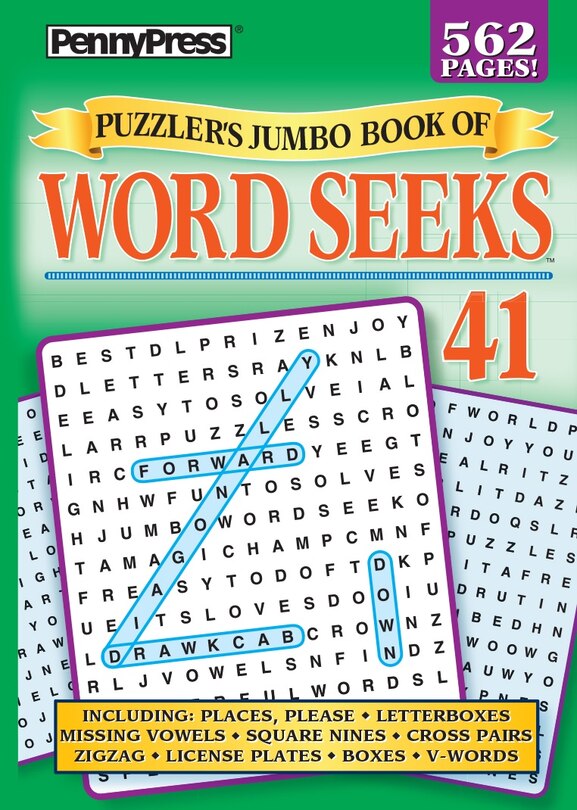 Front cover_PUZZLERS JUMBO BK OF WORD SEEKS 41