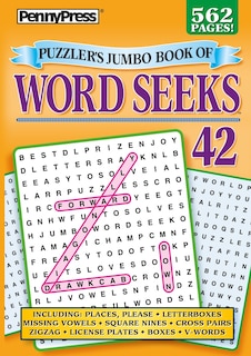 Front cover_PUZZLERS JUMBO BK OF WORD SEEKS 42