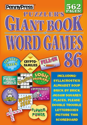 PUZZLERS GIANT BK OF WORD GAMES 86