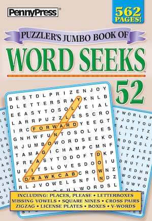 Puzzler’s Jumbo Book of Word Seeks #52