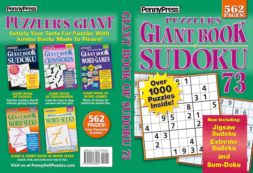 Front cover_PUZZLERS GIANT BK OF SUDOKU 73