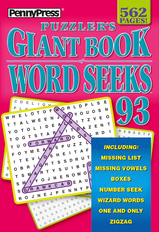 Front cover_PUZZLERS GIANT BK OF WORD SEEKS 93