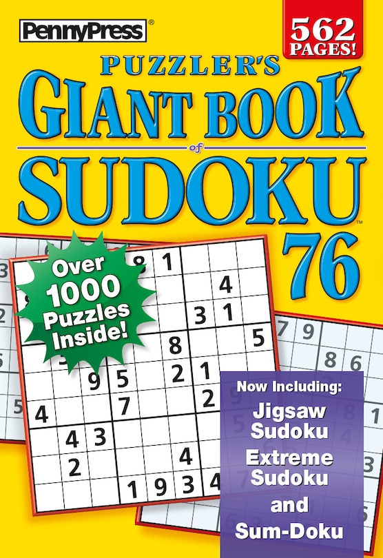 Front cover_PUZZLERS GIANT BK OF SUDOKU 76
