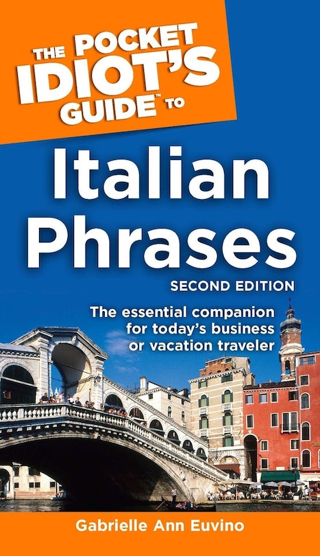 Front cover_The Pocket Idiot's Guide to Italian Phrases, 2nd Edition