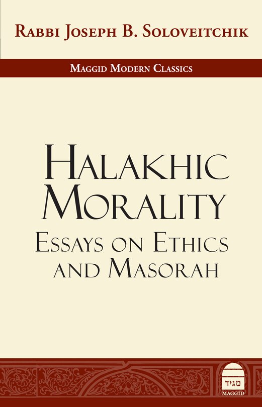 Front cover_Halakhic Morality