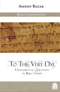Front cover_To This Very Day