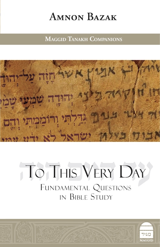 Front cover_To This Very Day