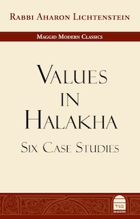 Front cover_Values in Halakha
