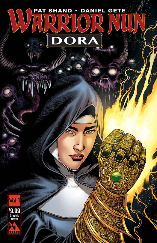 Front cover_Warrior Nun: Dora Vol 1 Collection