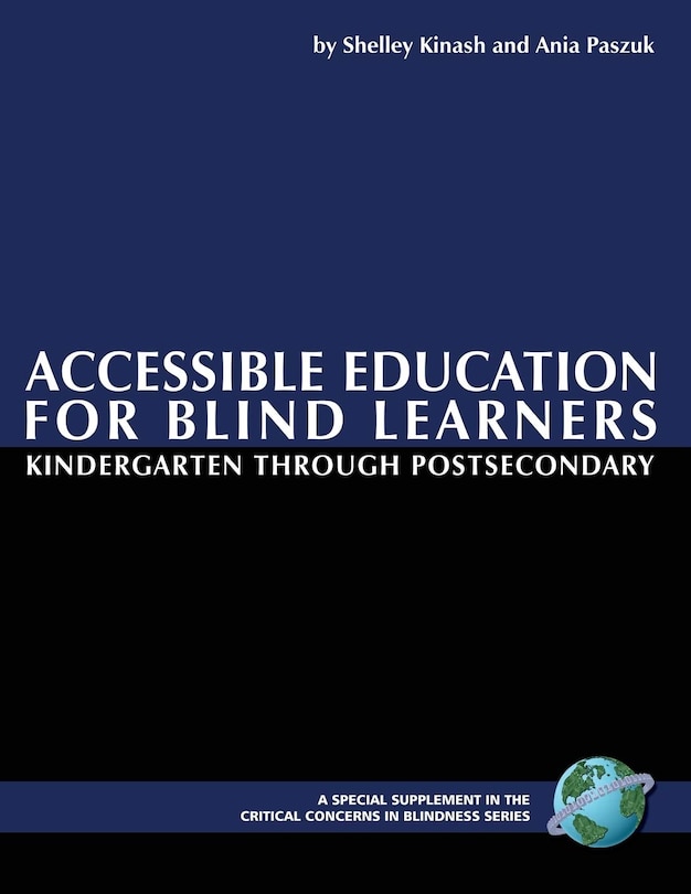 Couverture_Accessible Education for Blind Learners Kindergarten Through Postsecondary