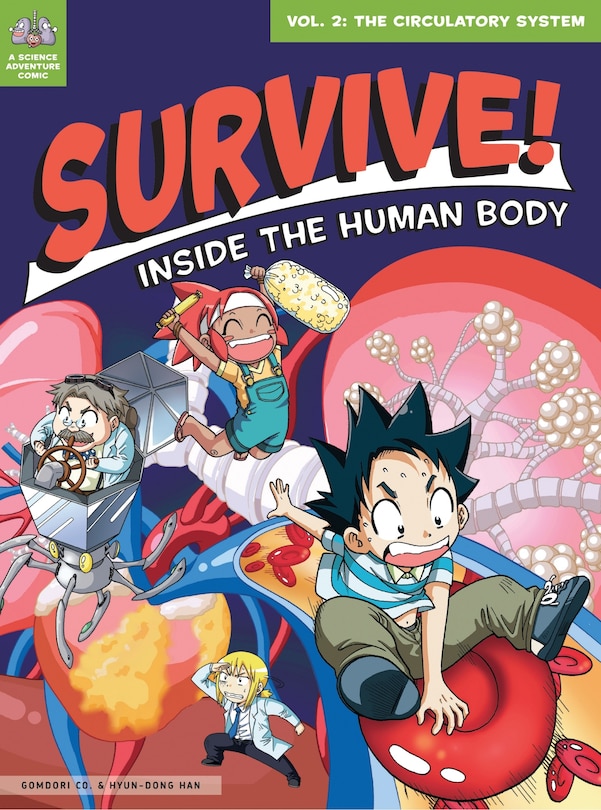 Front cover_Survive! Inside the Human Body, Vol. 2