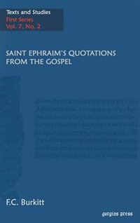 Front cover_S. Ephraim's Quotations From The Gospel