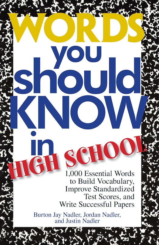 Front cover_Words You Should Know In High School