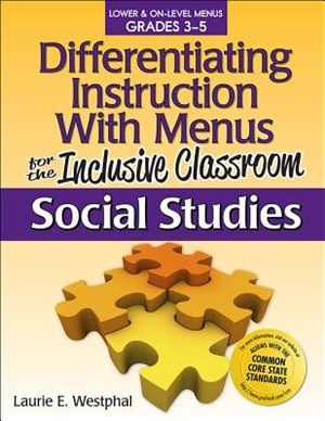 Couverture_Differentiating Instruction With Menus for the Inclusive Classroom