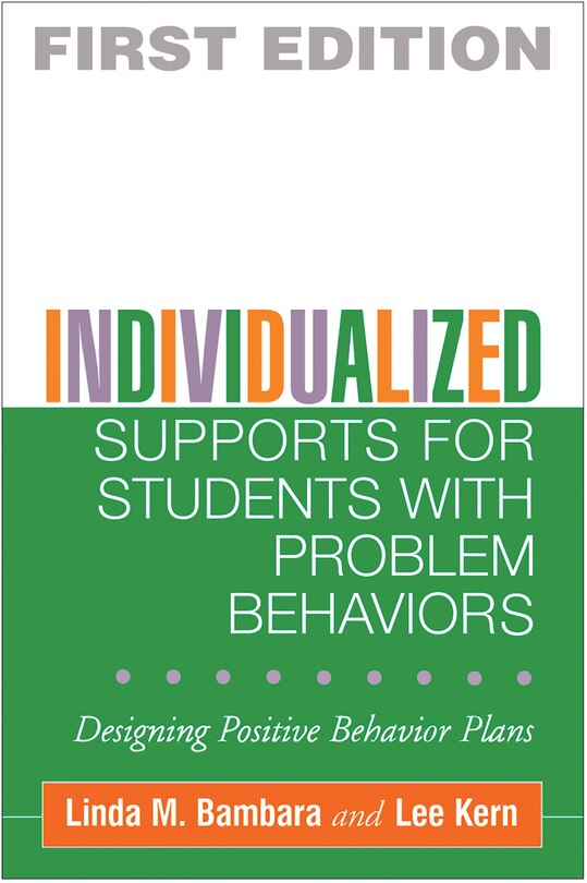 Couverture_Individualized Supports For Students With Problem Behaviors