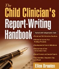 Front cover_The Child Clinician's Report-Writing Handbook