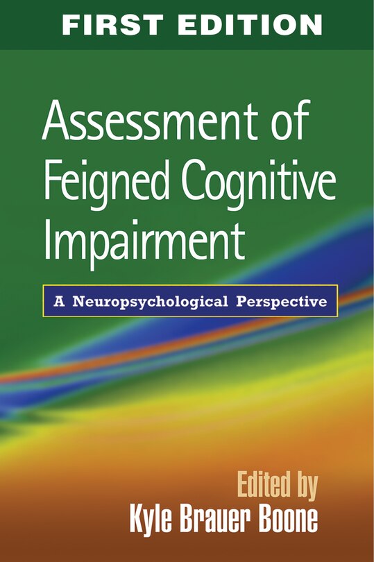 Front cover_Assessment of Feigned Cognitive Impairment