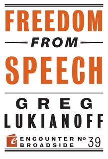 Front cover_Freedom from Speech