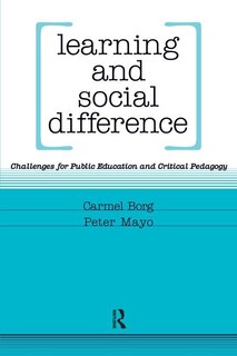 Couverture_Learning and Social Difference