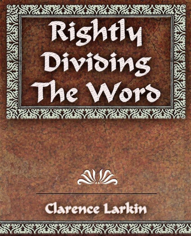 Front cover_Rightly Dividing The Word
