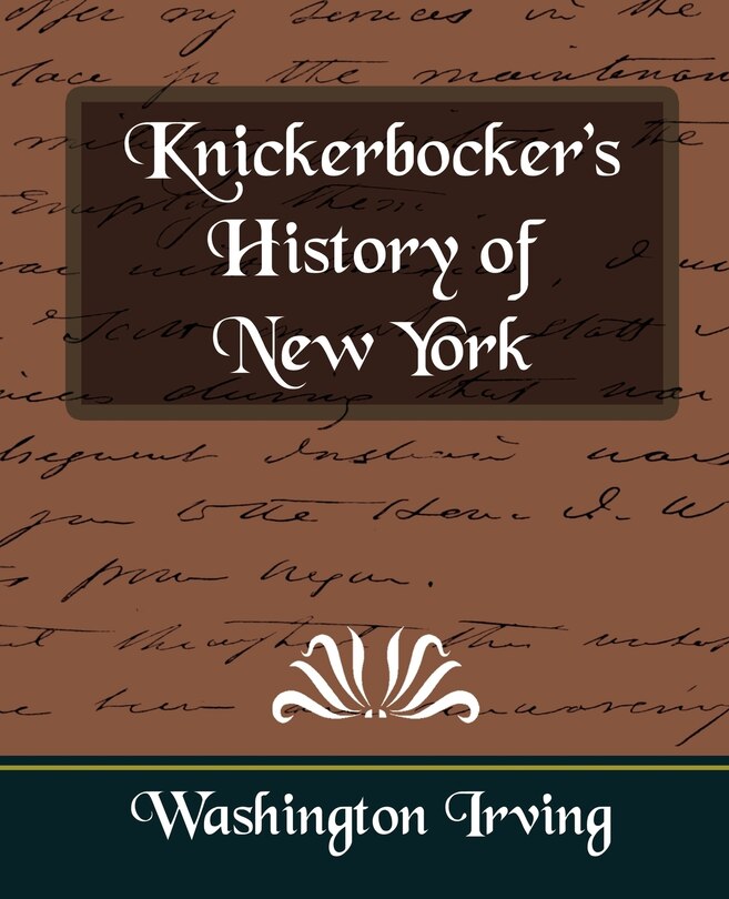 Couverture_Knickerbocker's History of New York