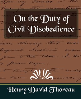 Front cover_On the Duty of Civil Disobedience (New Edition)