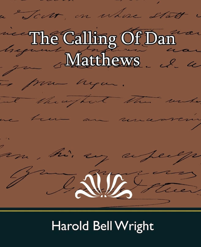 Front cover_The Calling of Dan Matthews