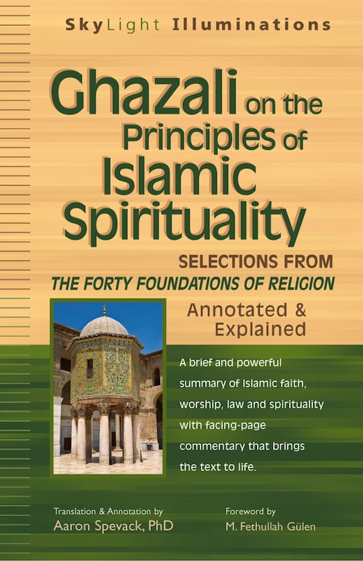 Couverture_Ghazali On The Principles Of Islamic Sprituality