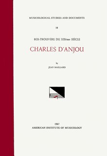 Front cover_Msd 18 Jean Maillard, Charles D'anjou, Roi-trouvère Du Xiiième Siècle