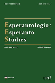 Front cover_Esperantologio / Esperanto Studies. Nova Serio / New Series 4 (12)