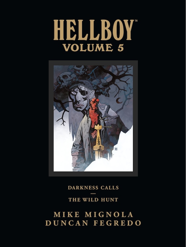 Front cover_Hellboy Library Edition Volume 5: Darkness Calls And The Wild Hunt