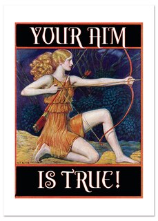 Front cover_Lady Archer Congratulations Greeting Card