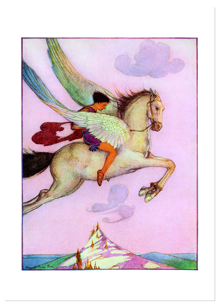 Front cover_Fly! Flying Horse Graduation Greeting Card