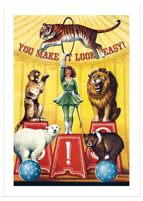 Circus Animal Trainer Congratulations Greeting Card