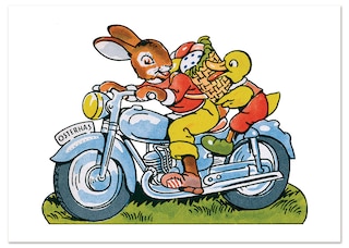 Couverture_Biker Bunny Easter Greeting Card