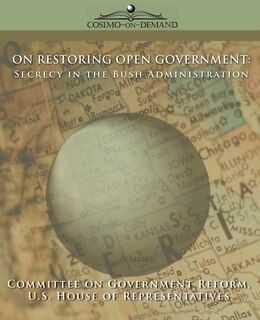 Couverture_On Restoring Open Government