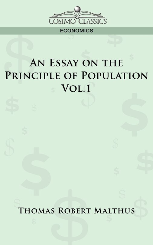 Front cover_An Essay On The Principle Of Population - Vol. 1